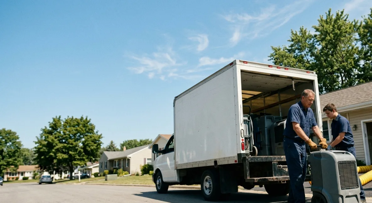 Water Damage Cleanup in Groveland, IL near me
